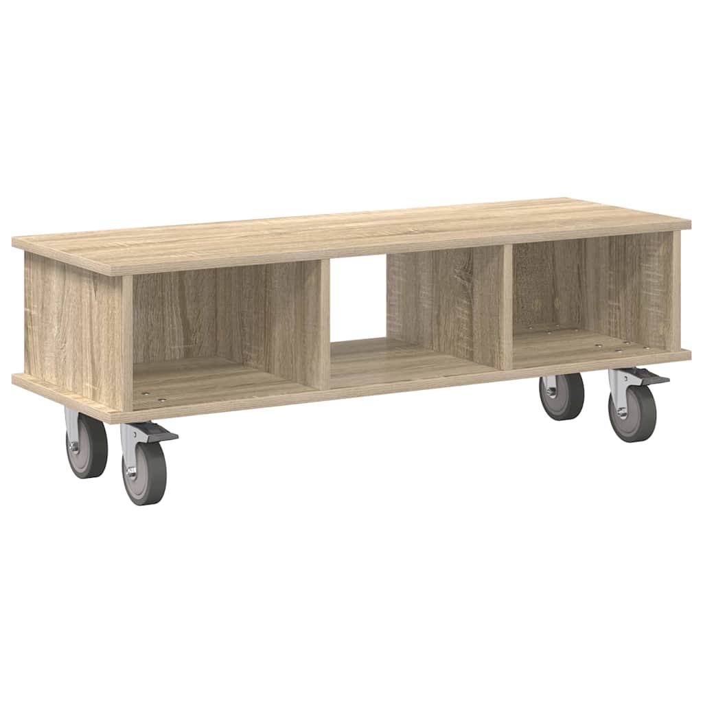 vidaXL Stół pod telewizor Dąb Sonoma 100 x 35 x 35 cm