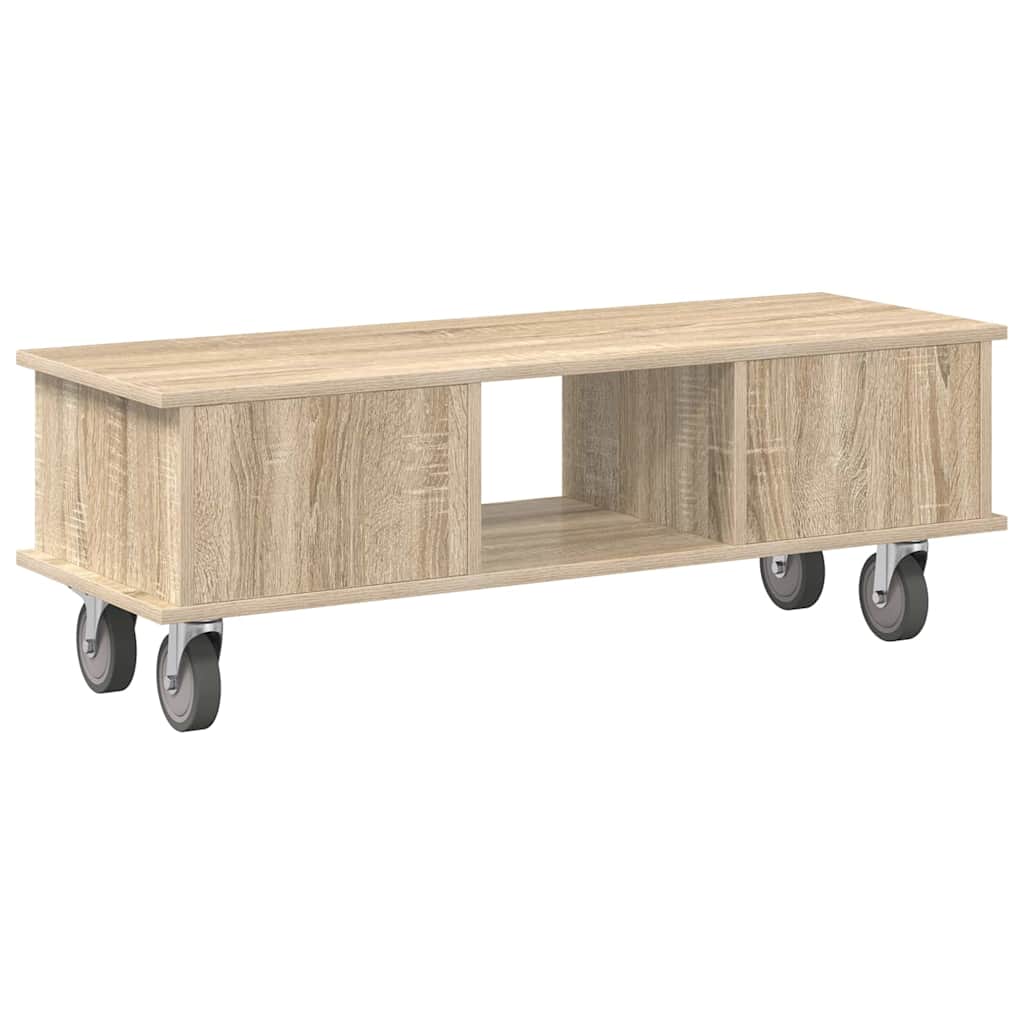 vidaXL Stół pod telewizor Dąb Sonoma 100 x 35 x 35 cm