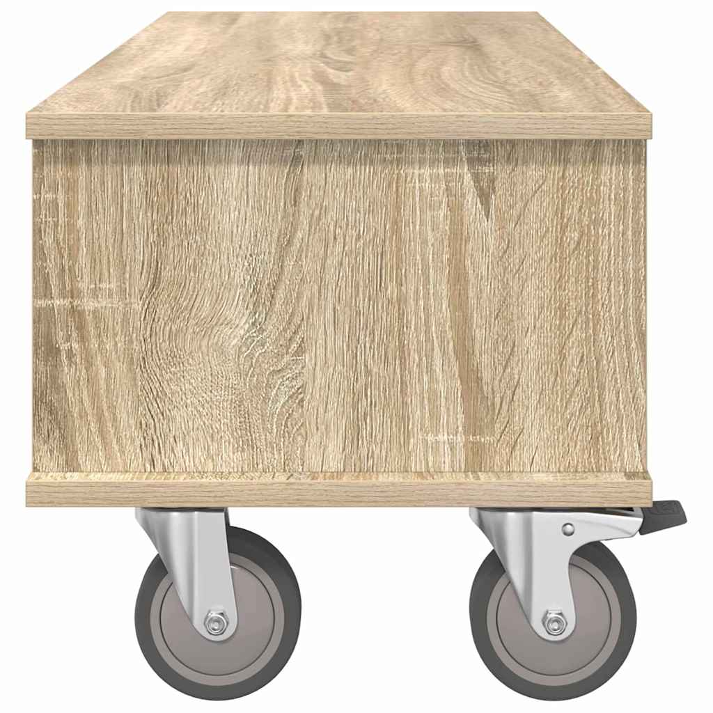 vidaXL Stół pod telewizor Dąb Sonoma 100 x 35 x 35 cm