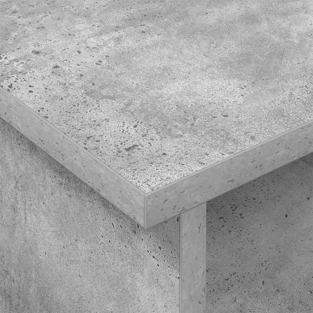 vidaXL Stół pod telewizor Betonowy szary 100 x 35 x 35 cm