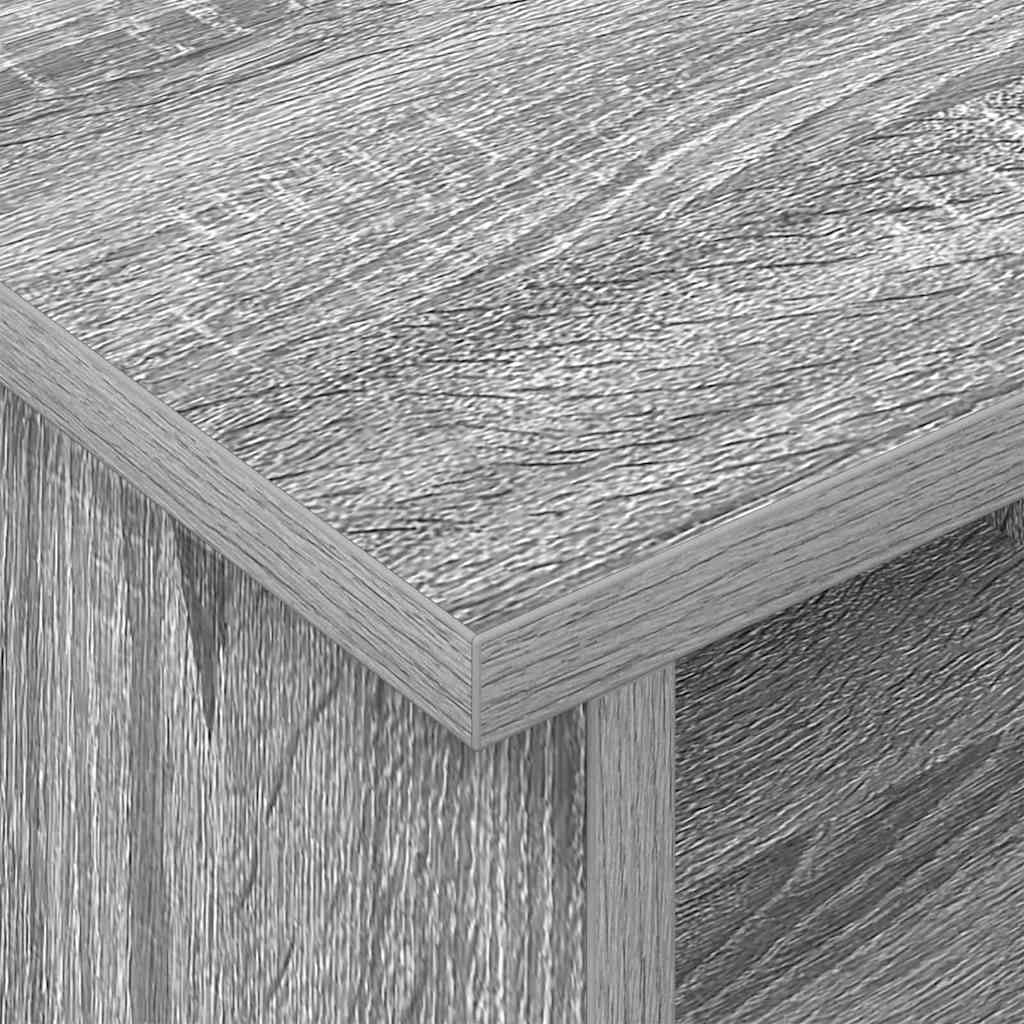 vidaXL Stół pod telewizor Szary Sonoma 100 x 35 x 35 cm