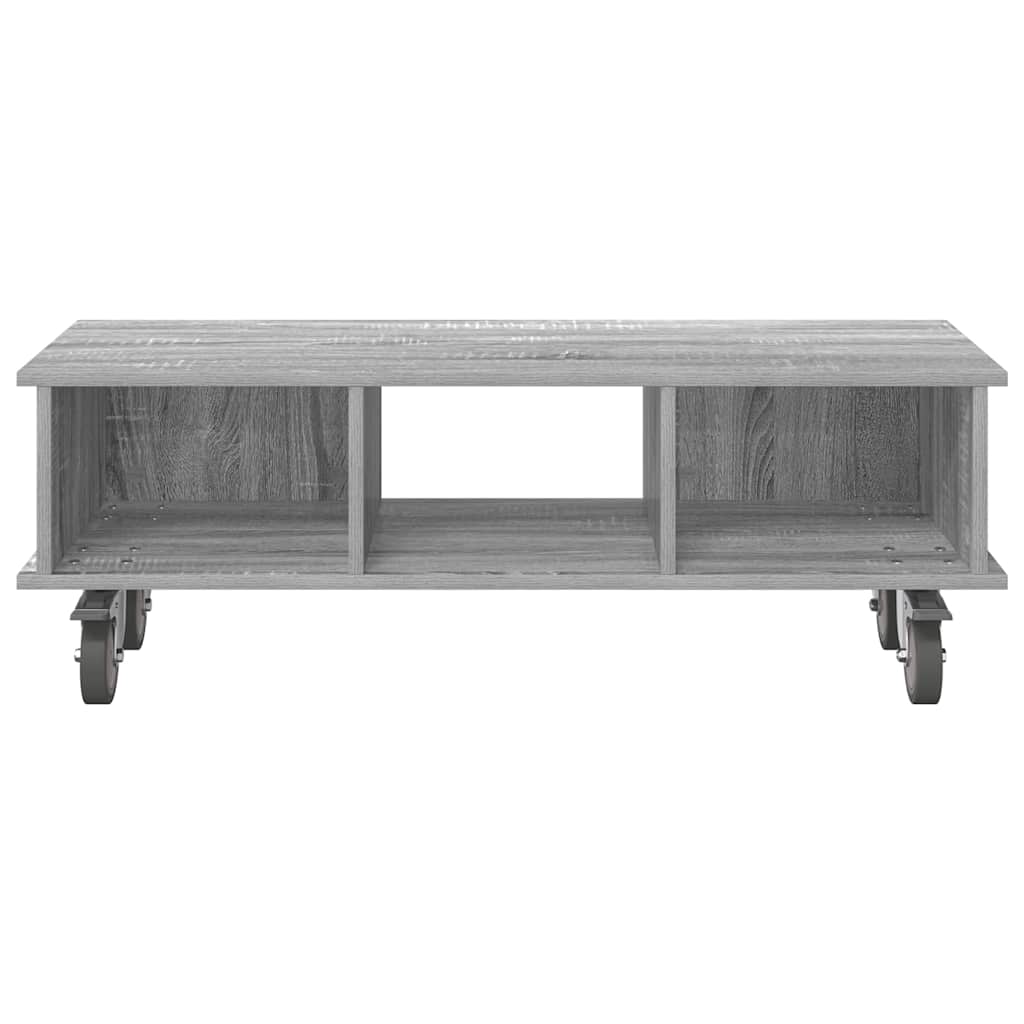 vidaXL Stół pod telewizor Szary Sonoma 100 x 35 x 35 cm