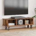vidaXL Stół pod telewizor Stare drewno 100 x 35 x 35 cm