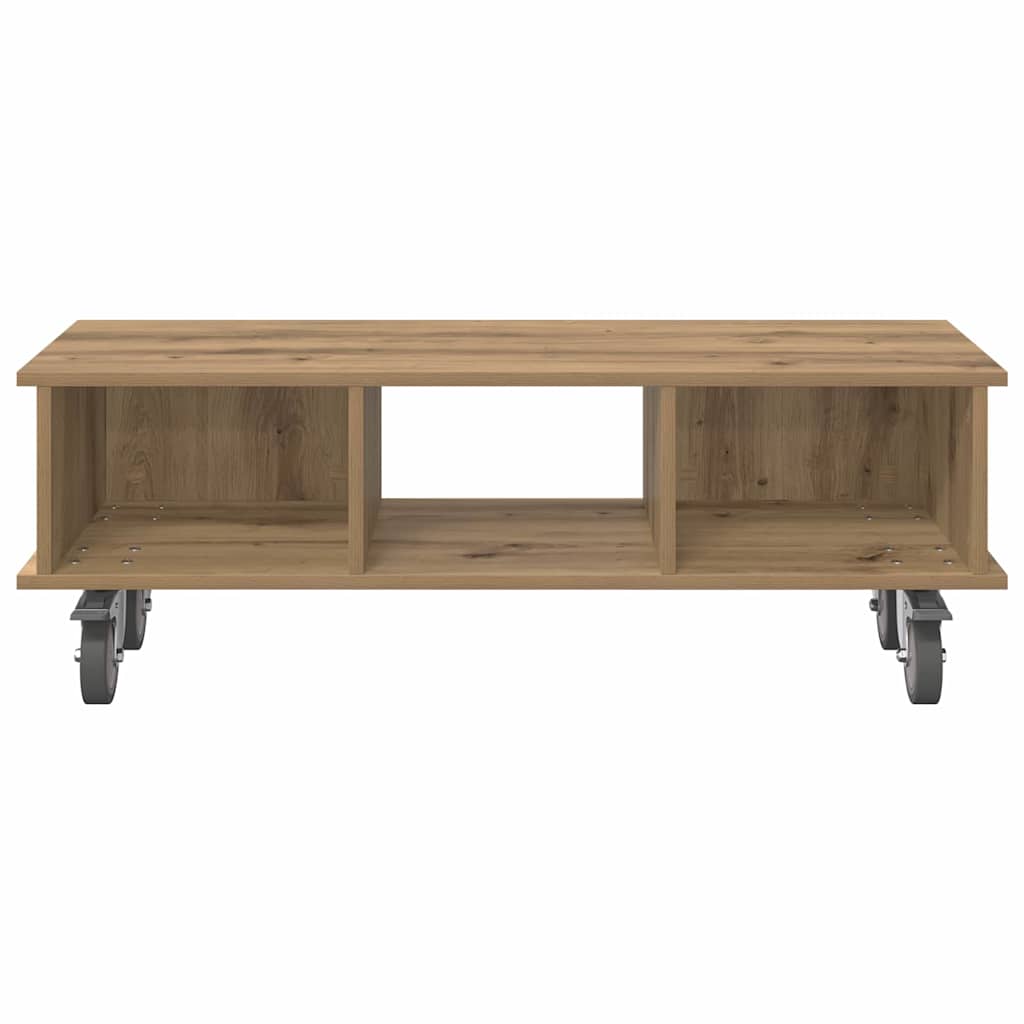 vidaXL Stół pod telewizor Dąb rzemieślniczy 100 x 35 x 35 cm