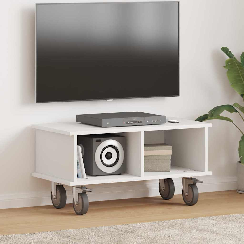 vidaXL Stół pod telewizor Biały 68,5 x 35 x 35 cm
