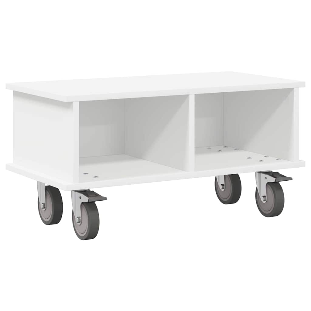 vidaXL Stół pod telewizor Biały 68,5 x 35 x 35 cm