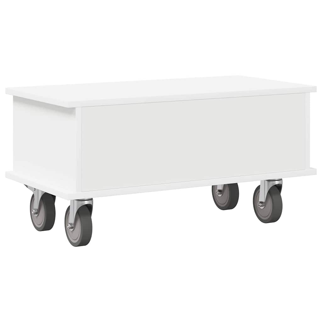 vidaXL Stół pod telewizor Biały 68,5 x 35 x 35 cm