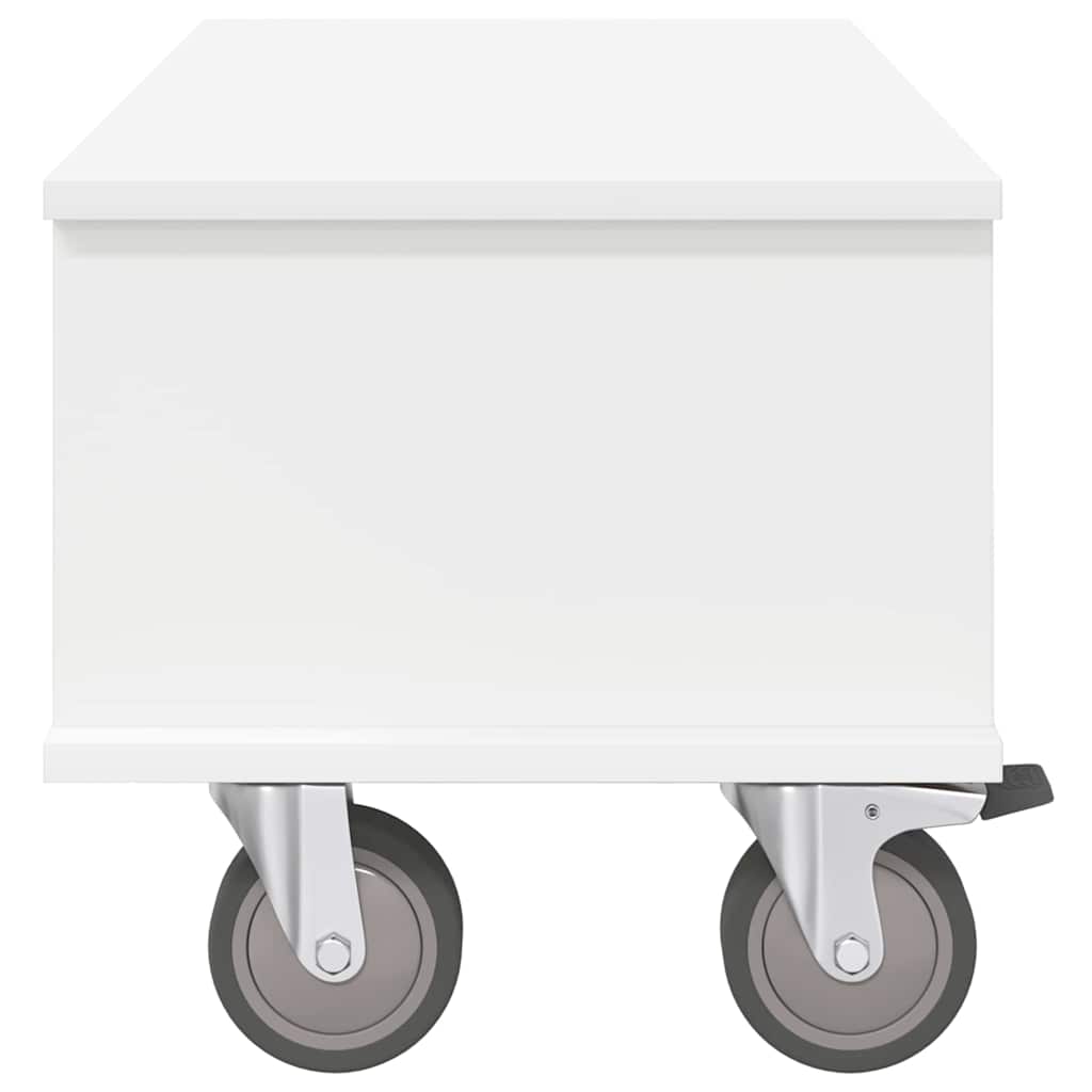 vidaXL Stół pod telewizor Biały 68,5 x 35 x 35 cm