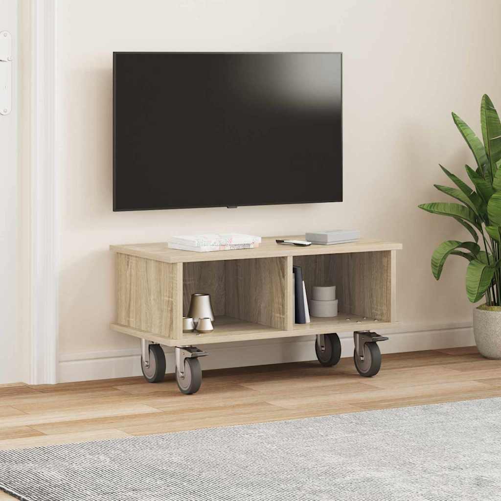 vidaXL Stół pod telewizor Dąb Sonoma 68,5 x 35 x 35 cm