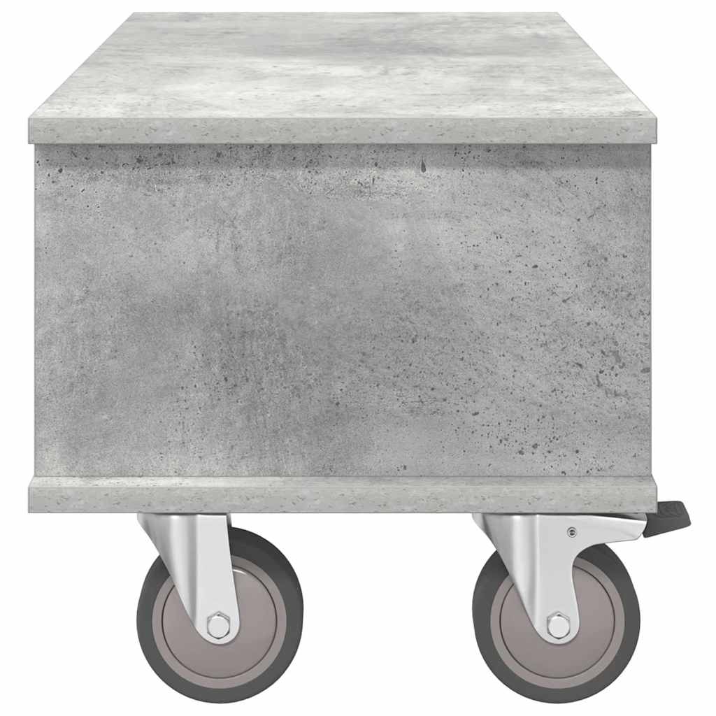 vidaXL Stół pod telewizor Betonowy szary 68,5 x 35 x 35 cm