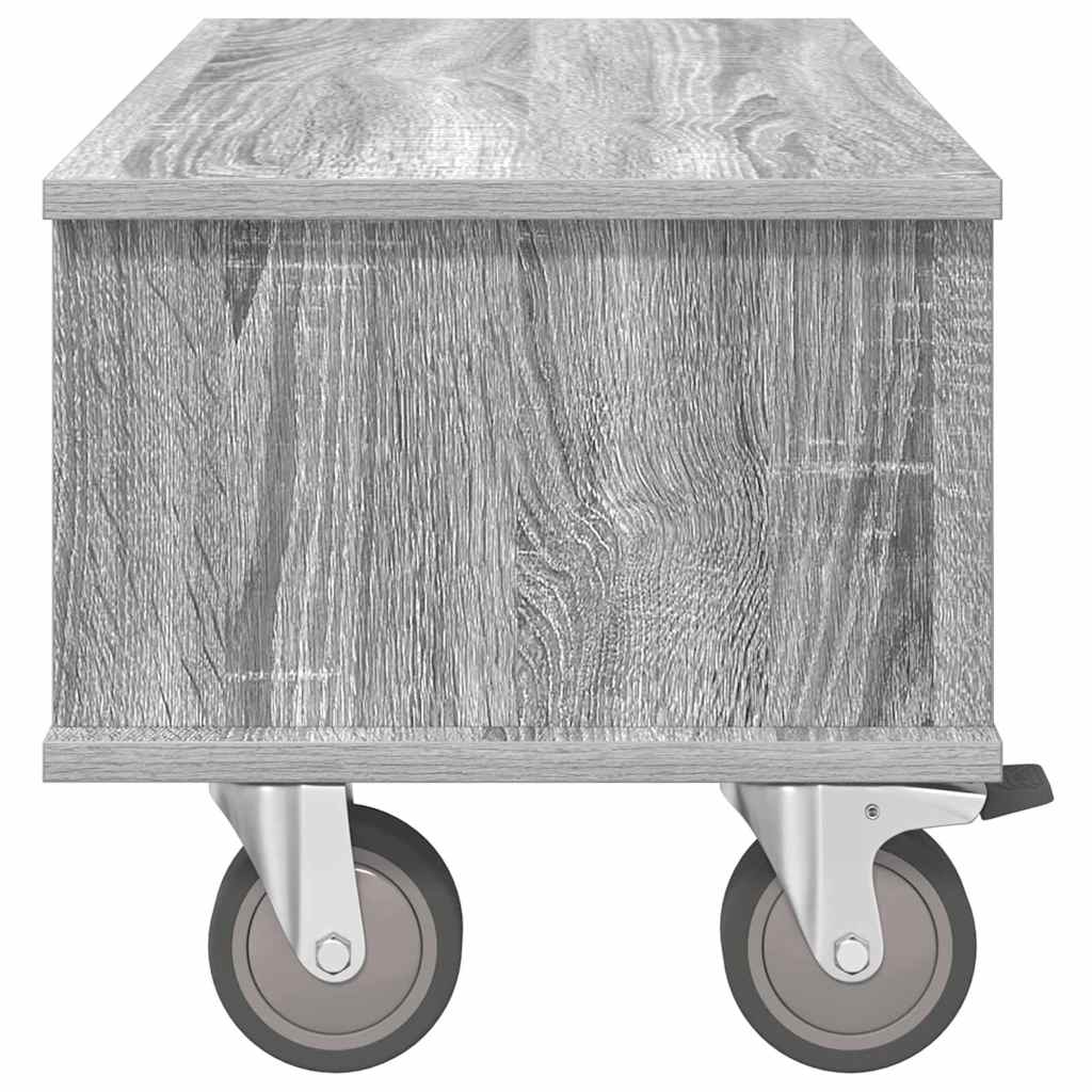 vidaXL Stół pod telewizor Szary Sonoma 68,5 x 35 x 35 cm