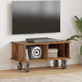 vidaXL Stół pod telewizor Stare drewno 68,5 x 35 x 35 cm