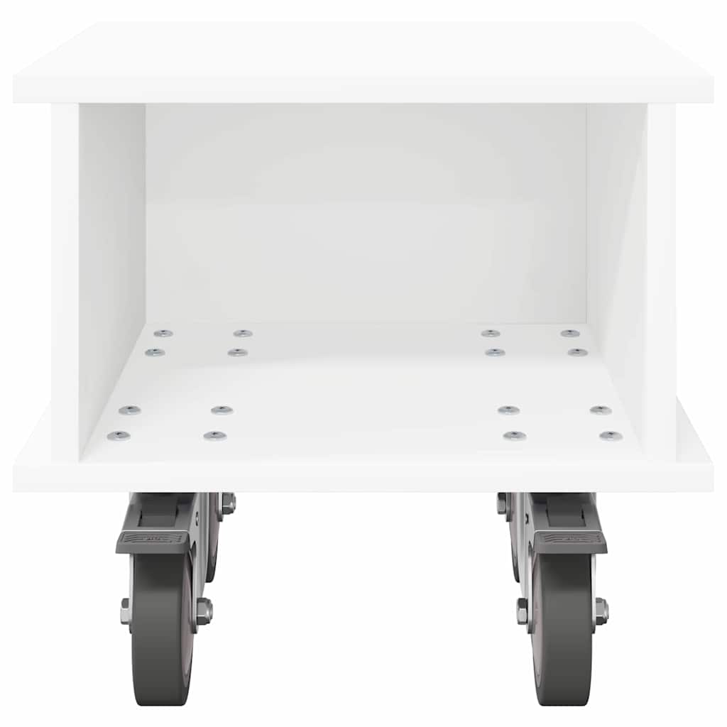 vidaXL Stół pod telewizor Biały 37 x 35 x 35 cm