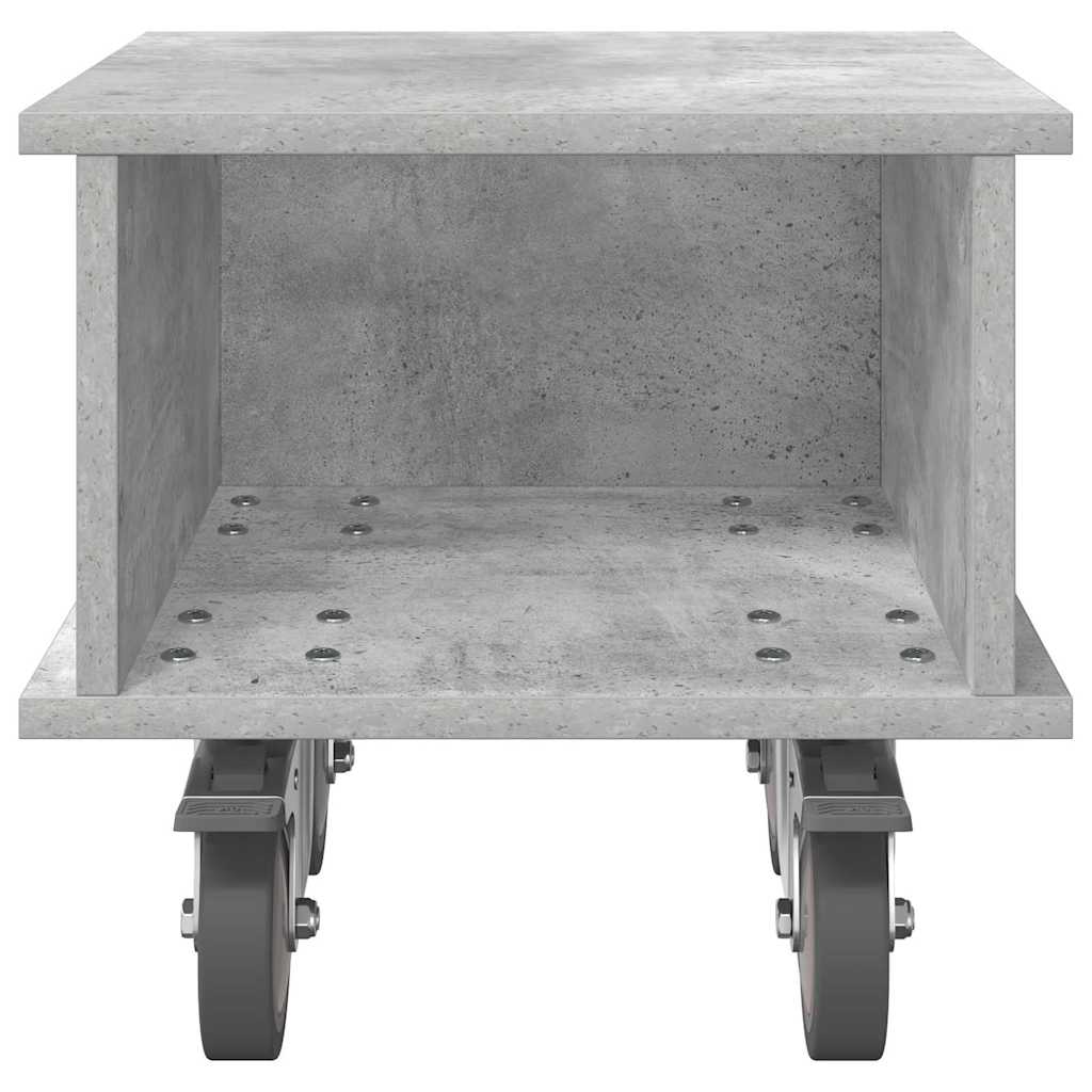 vidaXL Stół pod telewizor Betonowy szary 37 x 35 x 35 cm