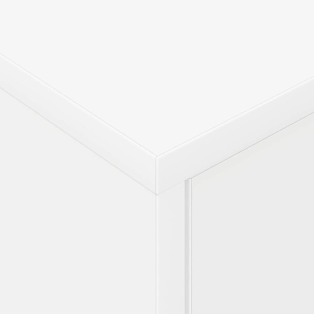 vidaXL Stolik nocny 2 pcs Biały 40,5 x 40 x 48 cm