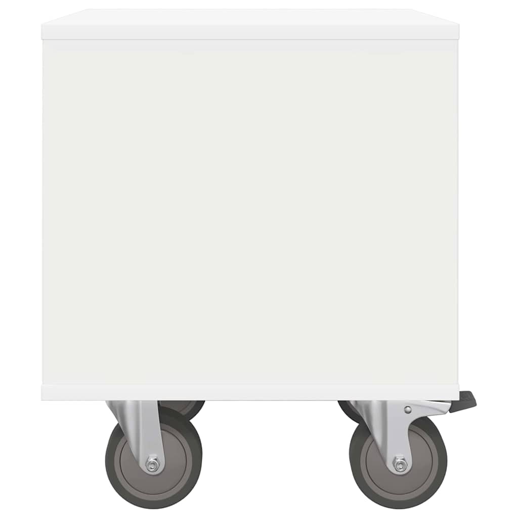 vidaXL Stolik nocny 2 pcs Biały 40,5 x 40 x 48 cm