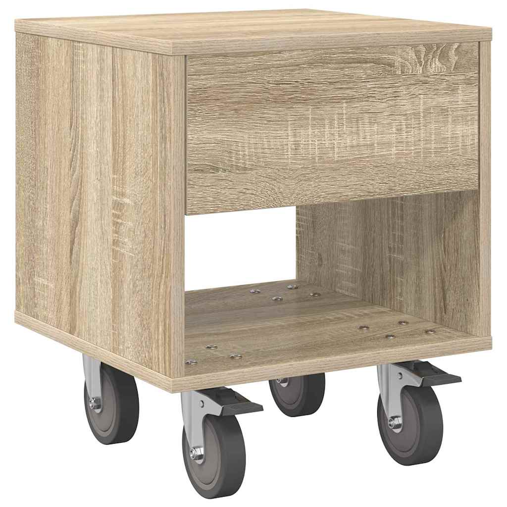 vidaXL Stolik nocny 2 pcs Dąb Sonoma 40,5 x 40 x 48 cm
