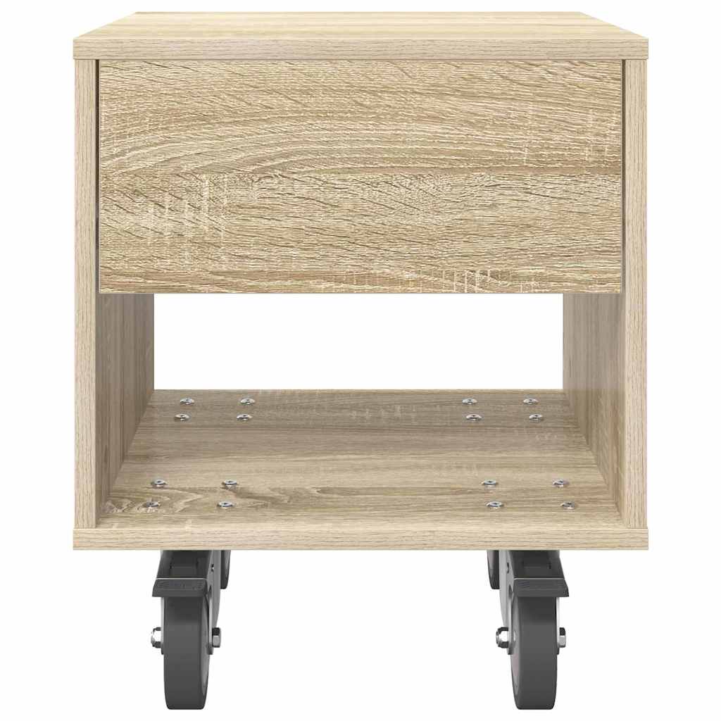 vidaXL Stolik nocny 2 pcs Dąb Sonoma 40,5 x 40 x 48 cm