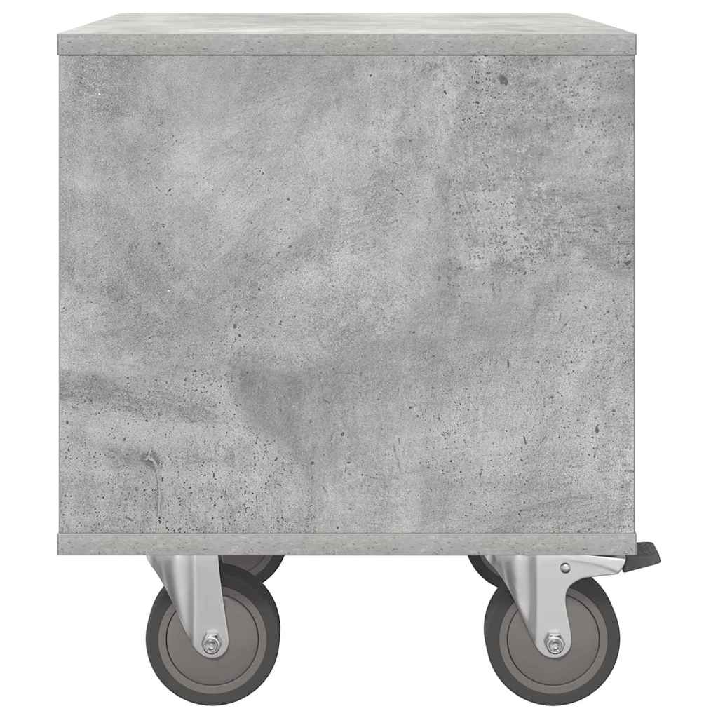 vidaXL Stolik nocny Betonowy szary 40,5 x 40 x 48 cm