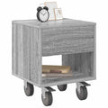 vidaXL Stolik nocny Szary Sonoma 40,5 x 40 x 48 cm Drewno inżynieryjne
