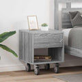 vidaXL Stolik nocny 2 pcs Szary Sonoma 40,5 x 40 x 48 cm