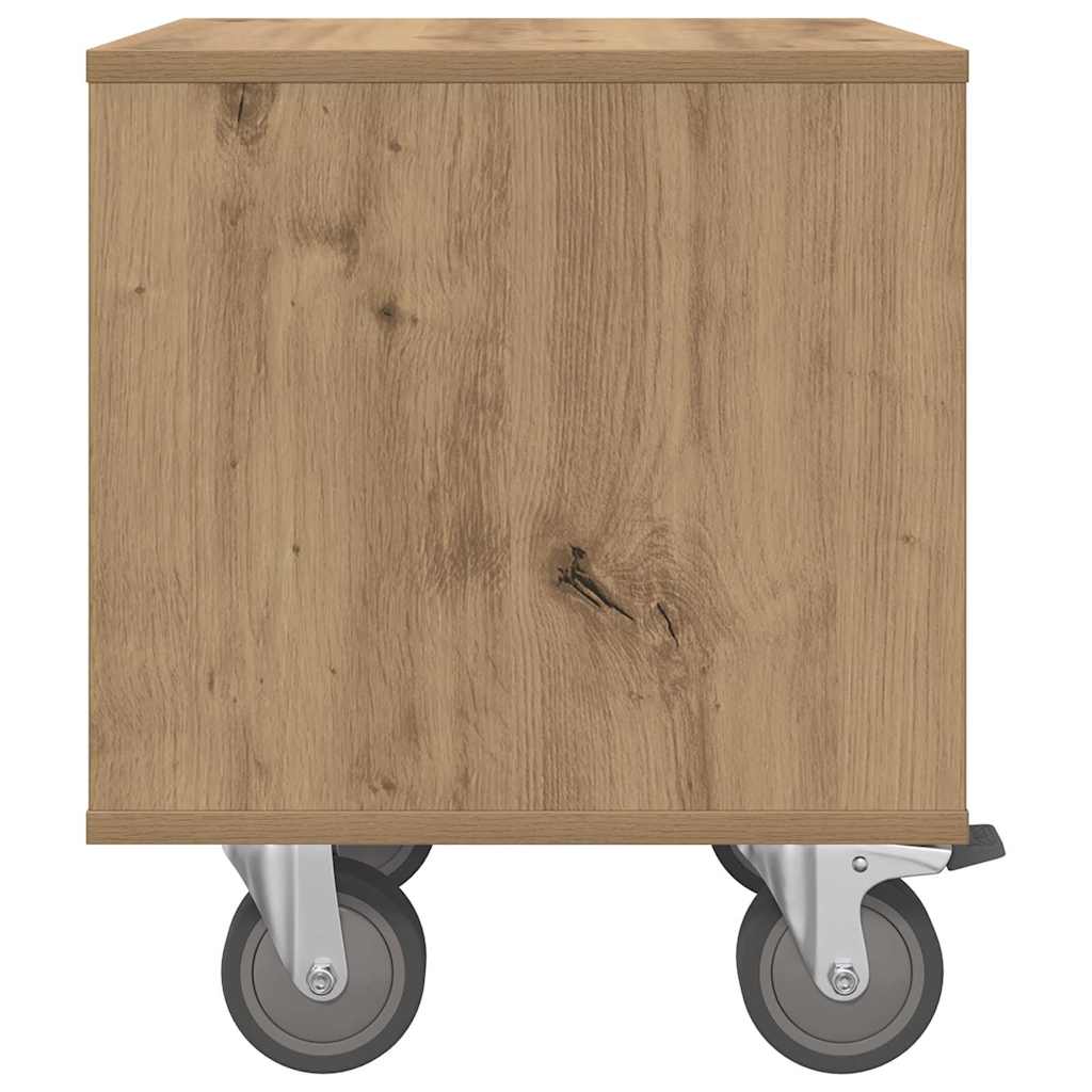 vidaXL Stolik nocny Dąb rzemieślniczy 40,5 x 40 x 48 cm
