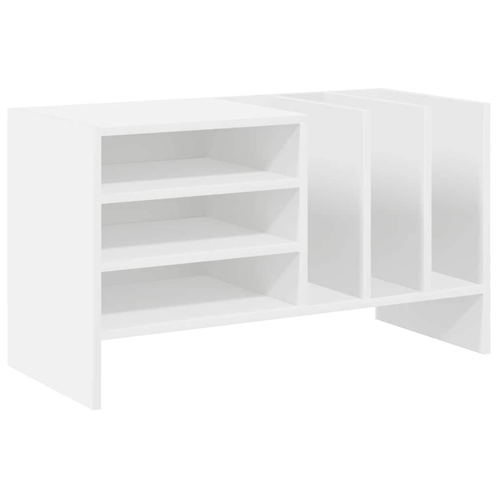 vidaXL Szafka na płyty winylowe z półką Biały 78,5 x 35 x 45 cm