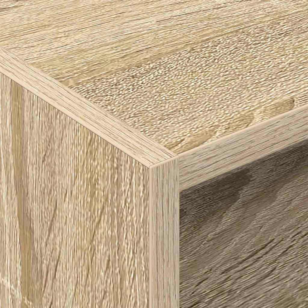 vidaXL Szafka na płyty winylowe z półką Dąb Sonoma 78,5 x 35 x 45 cm