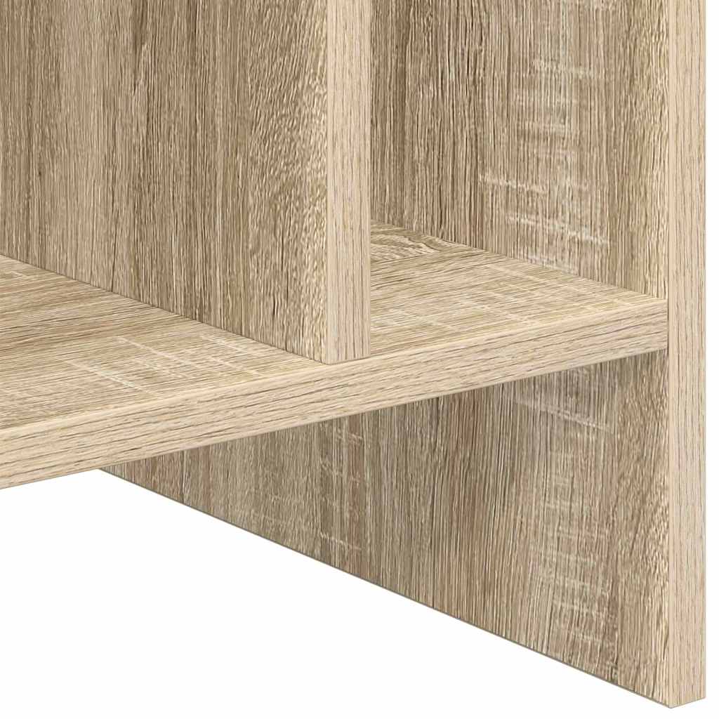 vidaXL Szafka na płyty winylowe z półką Dąb Sonoma 78,5 x 35 x 45 cm