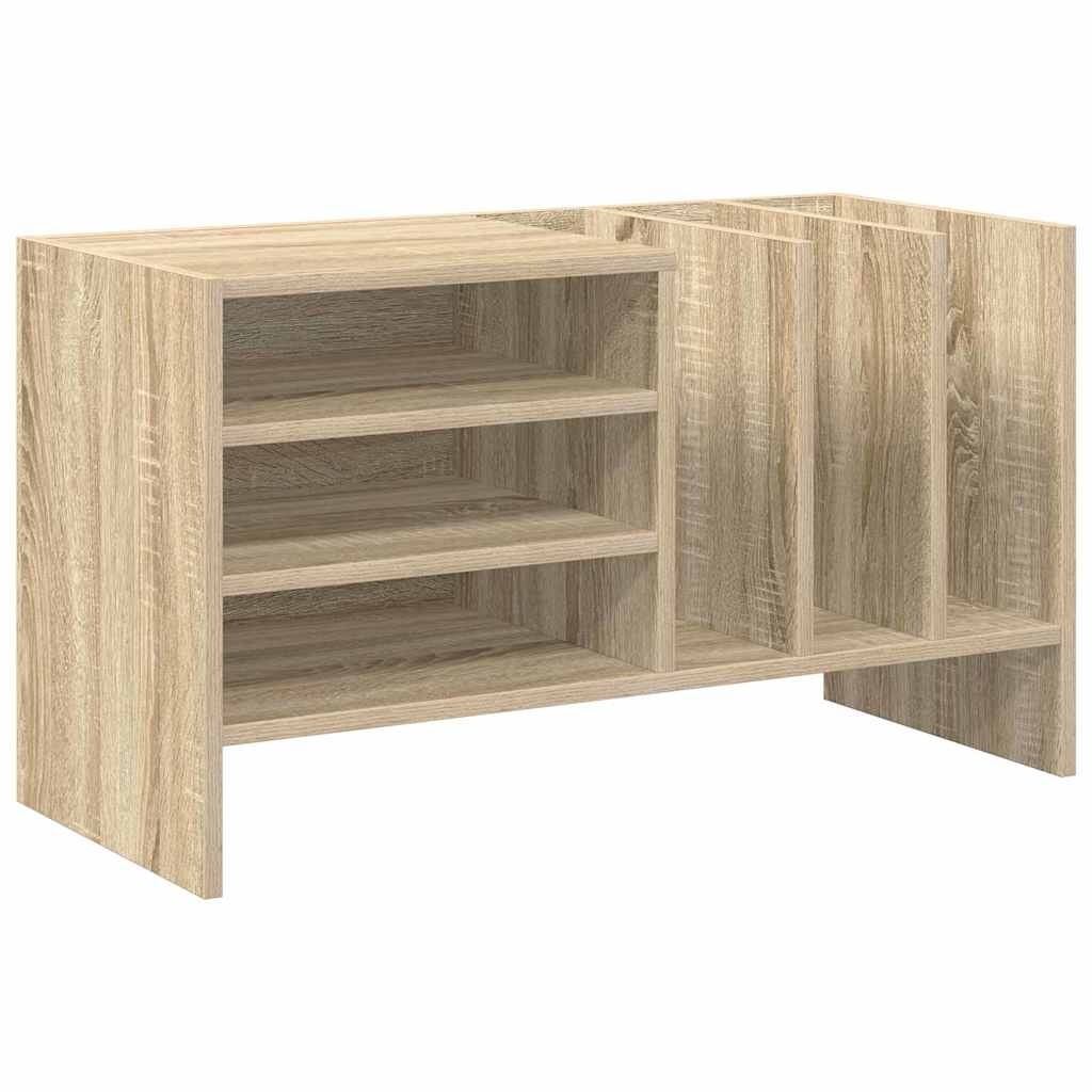 vidaXL Szafka na płyty winylowe z półką Dąb Sonoma 78,5 x 35 x 45 cm