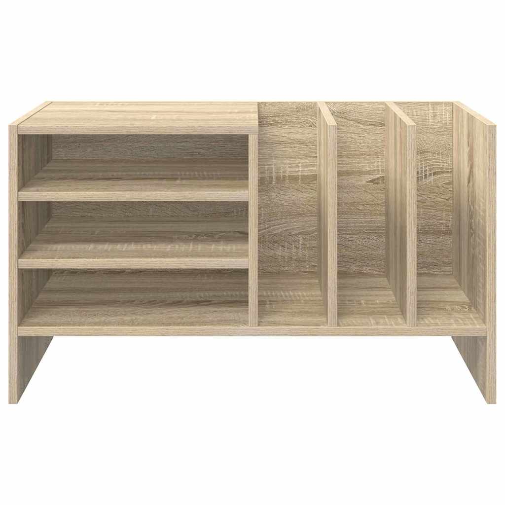 vidaXL Szafka na płyty winylowe z półką Dąb Sonoma 78,5 x 35 x 45 cm