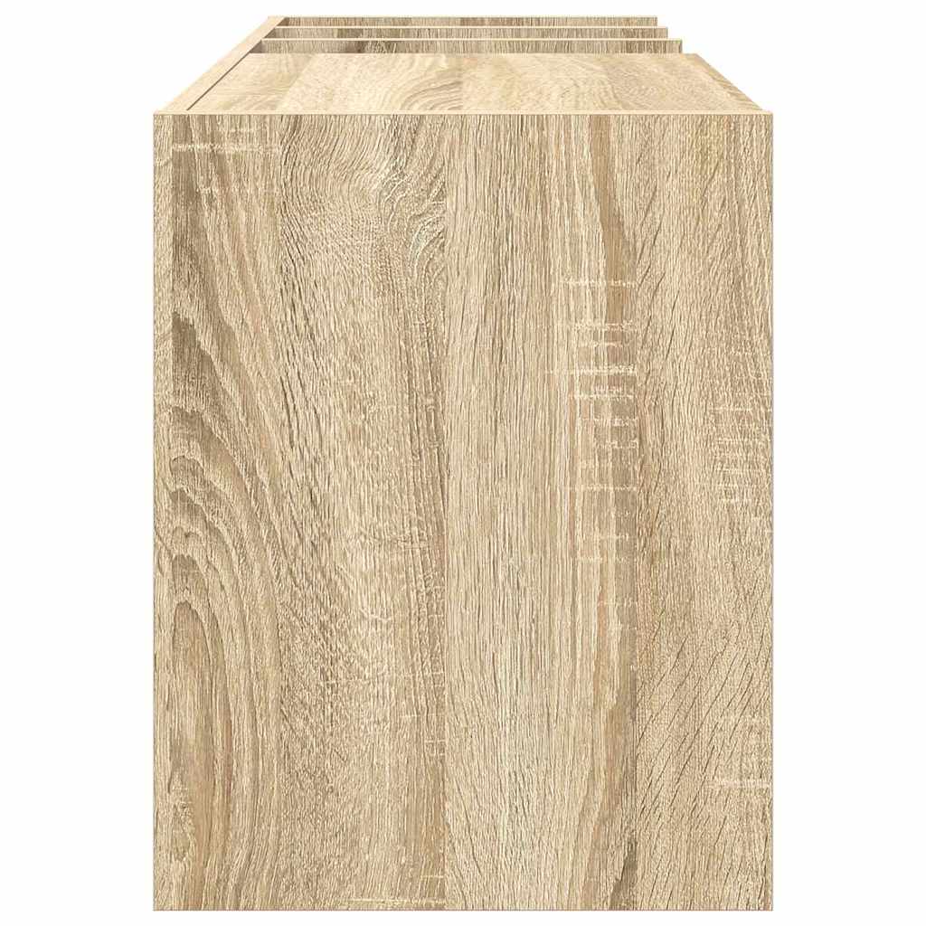 vidaXL Szafka na płyty winylowe z półką Dąb Sonoma 78,5 x 35 x 45 cm