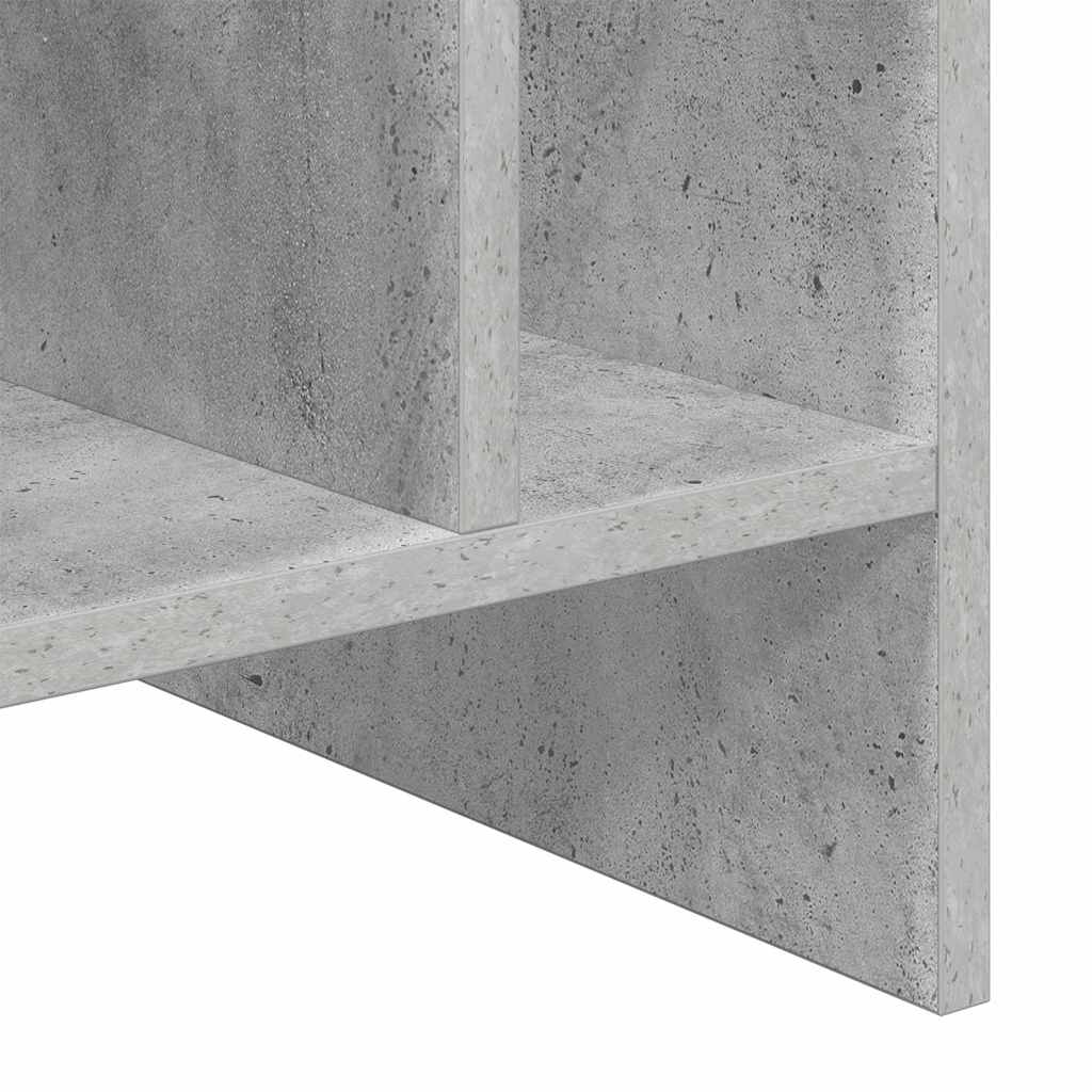 vidaXL Szafka na płyty winylowe Betonowy szary 78,5 x 35 x 45 cm
