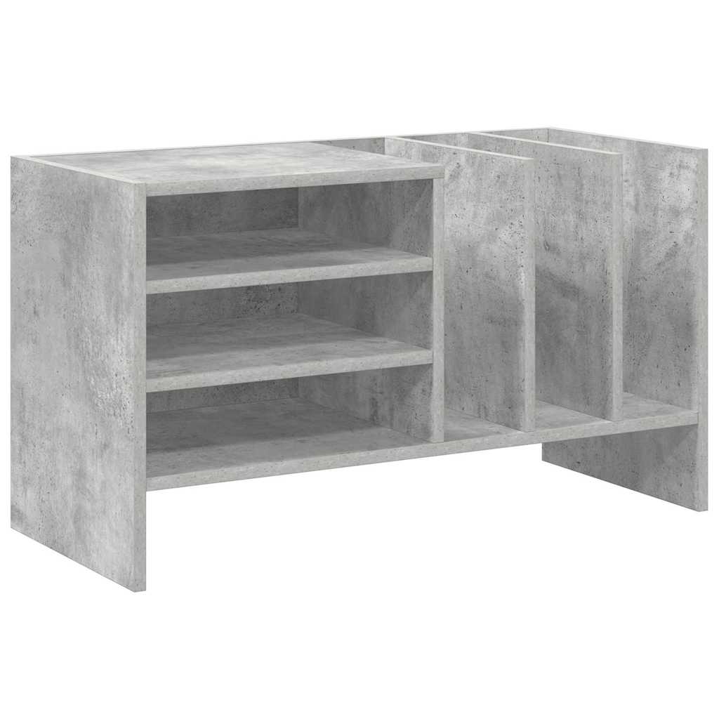 vidaXL Szafka na płyty winylowe Betonowy szary 78,5 x 35 x 45 cm