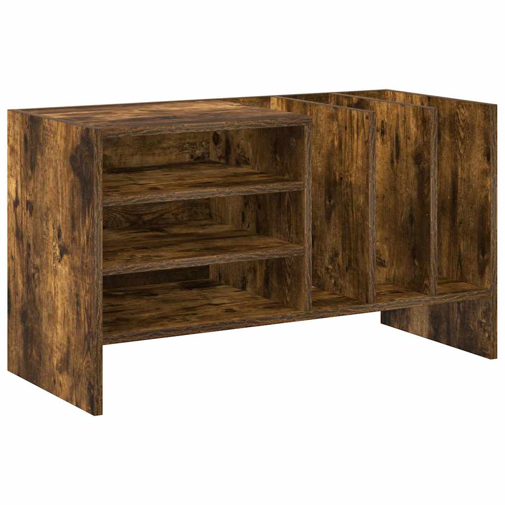 vidaXL Szafka na płyty winylowe z półką Dąb wędzony 78,5 x 35 x 45 cm