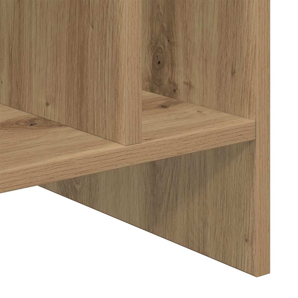 vidaXL Szafka na płyty winylowe Dąb rzemieślniczy 78,5 x 35 x 45 cm