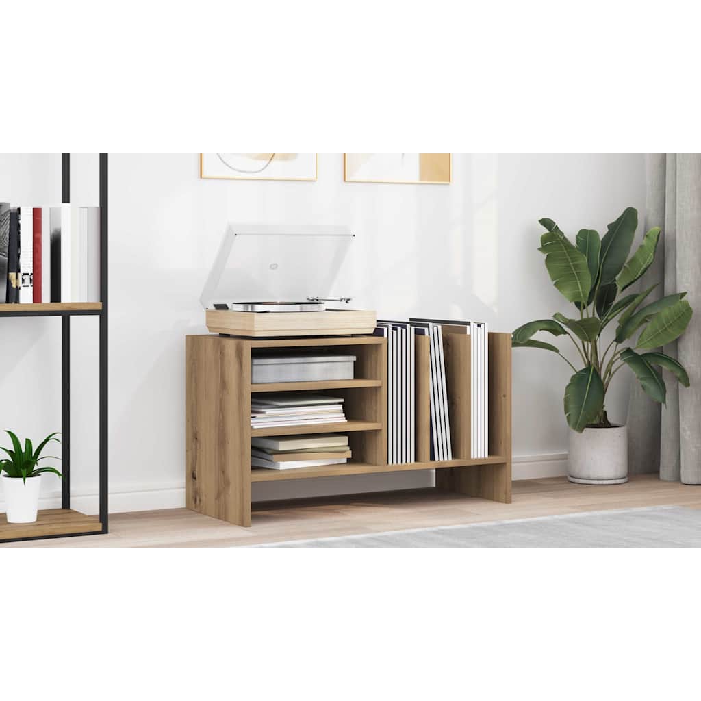 vidaXL Szafka na płyty winylowe Dąb rzemieślniczy 78,5 x 35 x 45 cm