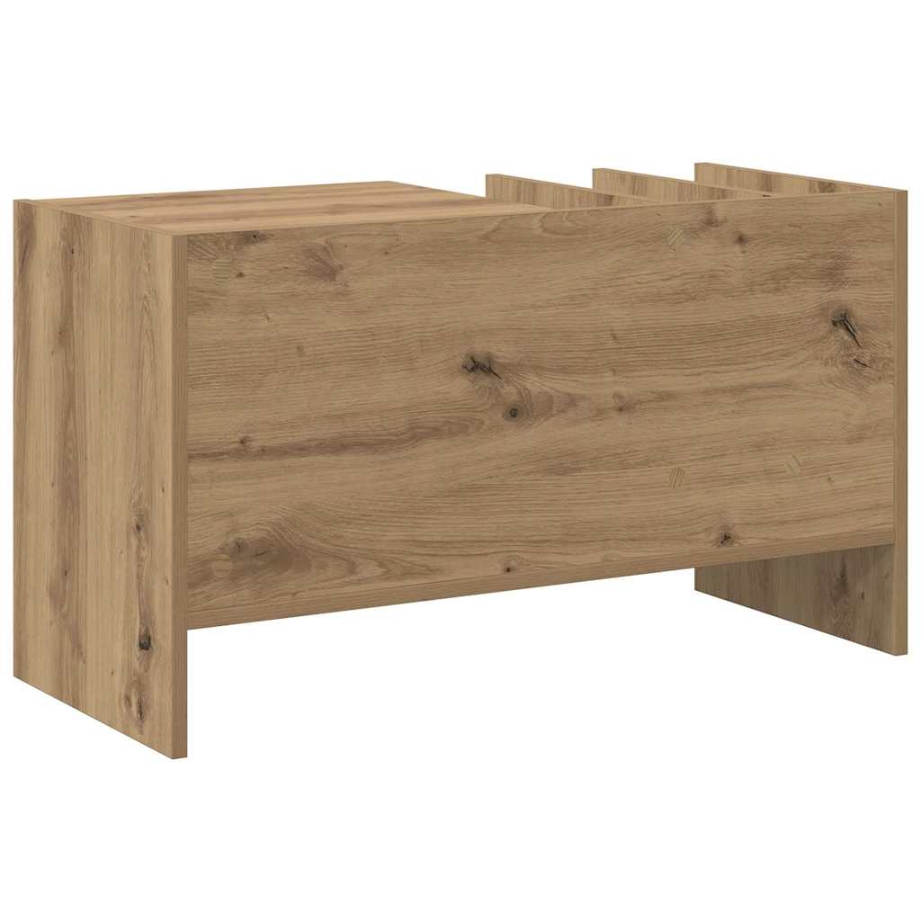 vidaXL Szafka na płyty winylowe Dąb rzemieślniczy 78,5 x 35 x 45 cm