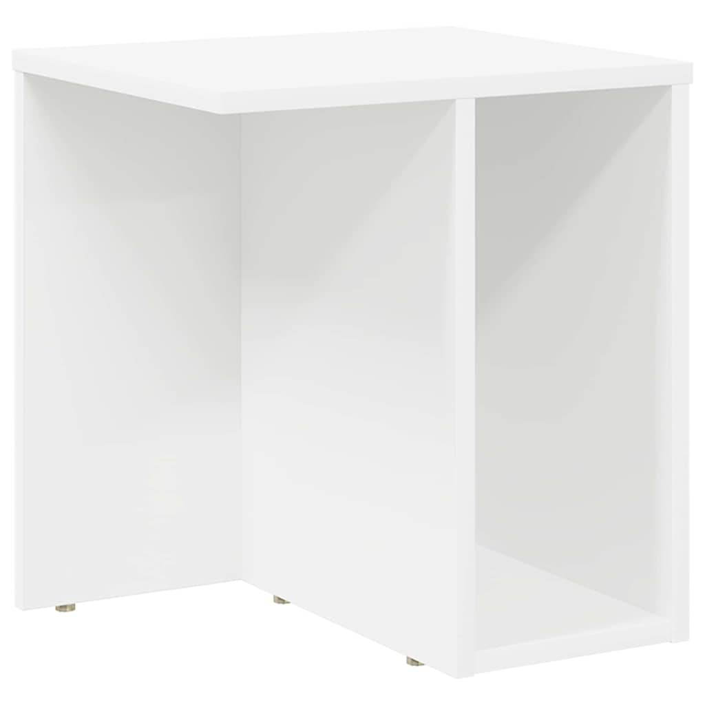 vidaXL Stolik końcowy Biały 37 x 32 x 40 cm Materiał drewnopochodny