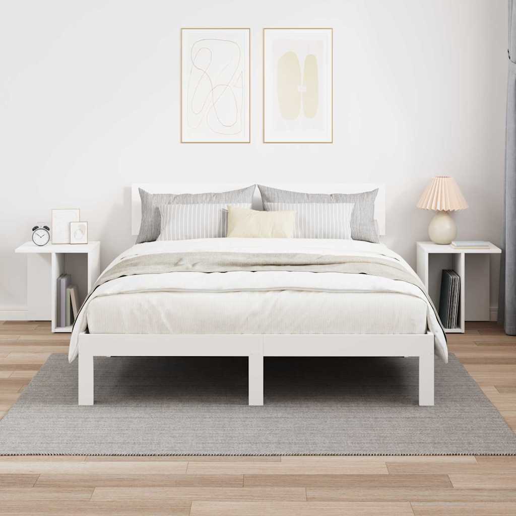 vidaXL Stolik końcowy 2 pcs Biały 37 x 32 x 40 cm