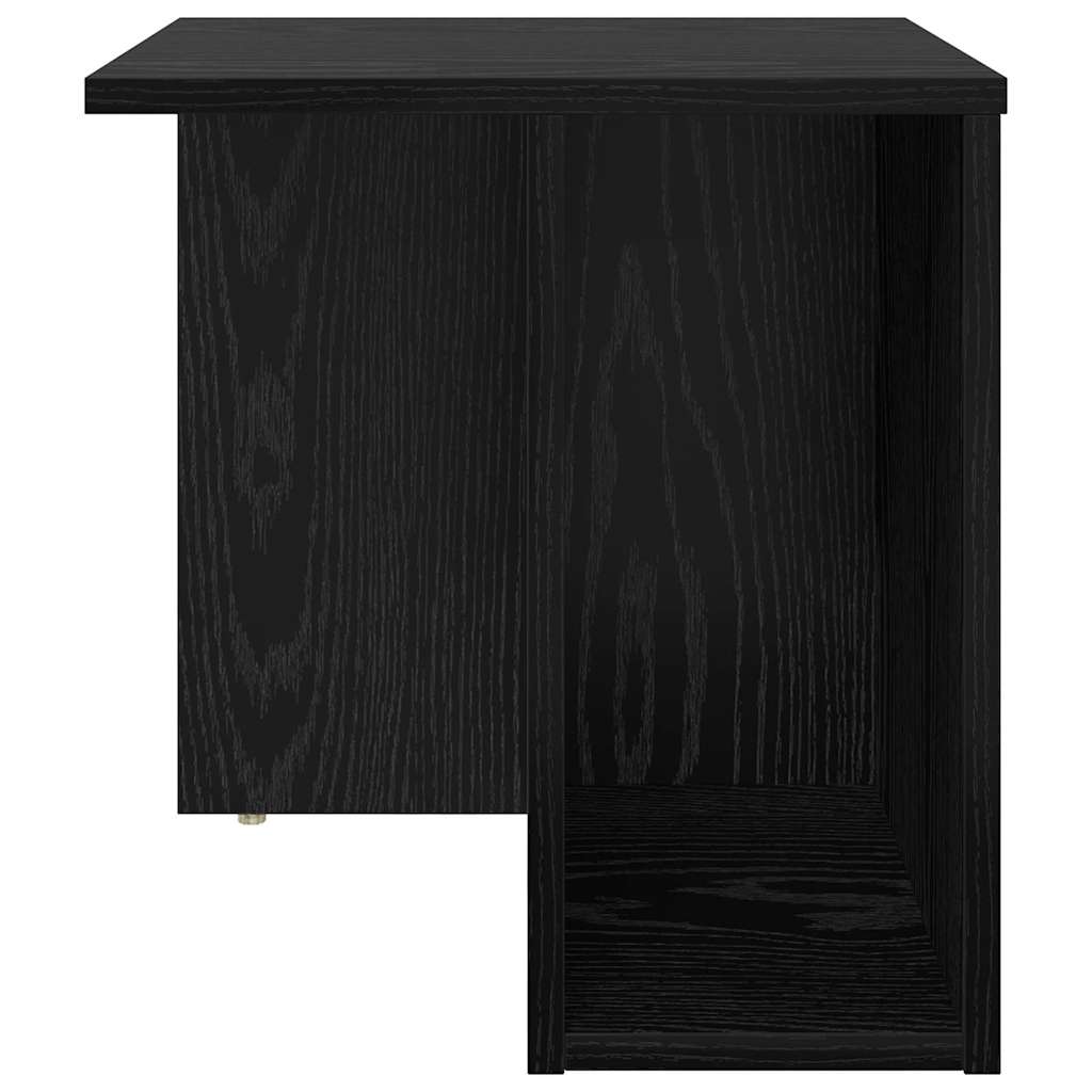 vidaXL Stolik końcowy 2 pcs Czarny Dąb 37 x 32 x 40 cm