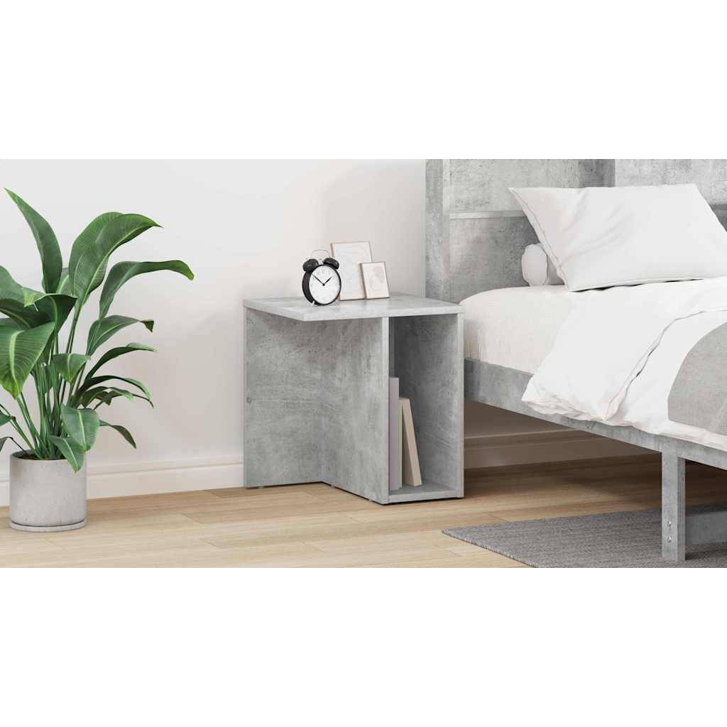 vidaXL Stolik końcowy Betonowy szary 37 x 32 x 40 cm