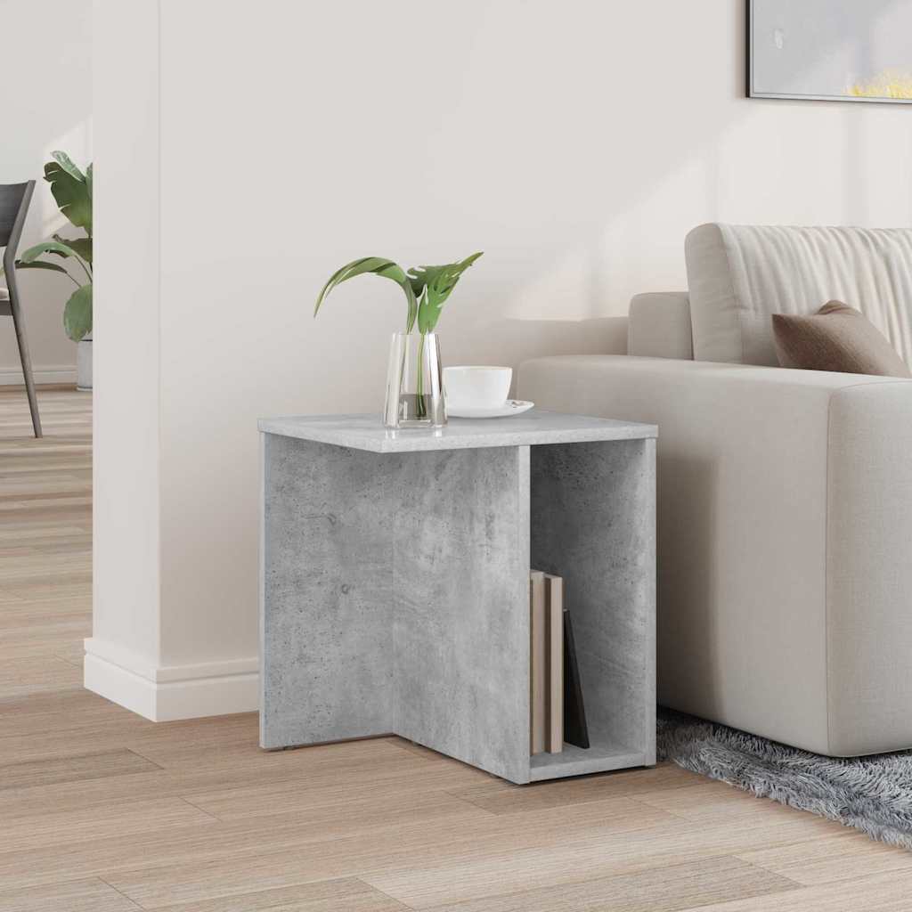 vidaXL Stolik końcowy Betonowy szary 37 x 32 x 40 cm