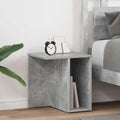 vidaXL Stolik końcowy 2 pcs Betonowy szary 37 x 32 x 40 cm