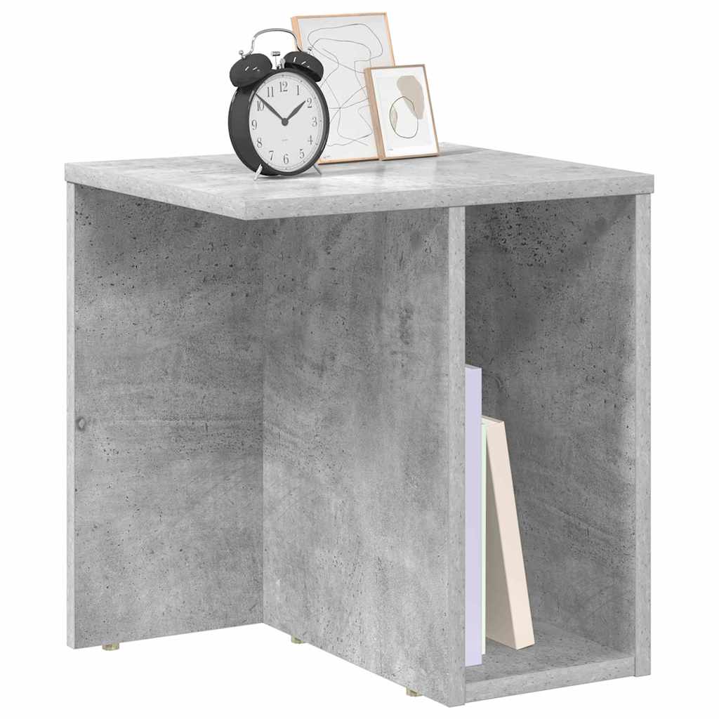 vidaXL Stolik końcowy 2 pcs Betonowy szary 37 x 32 x 40 cm