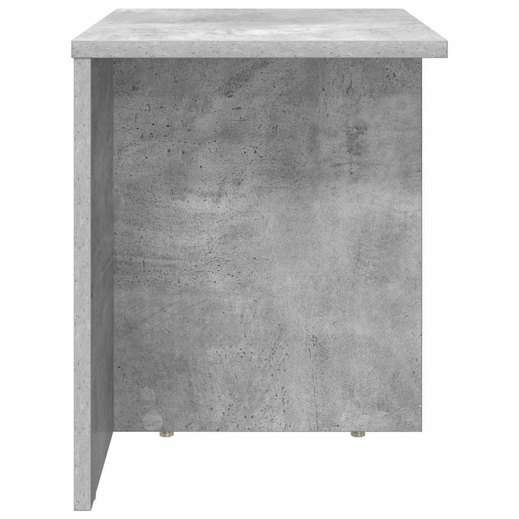 vidaXL Stolik końcowy 2 pcs Betonowy szary 37 x 32 x 40 cm