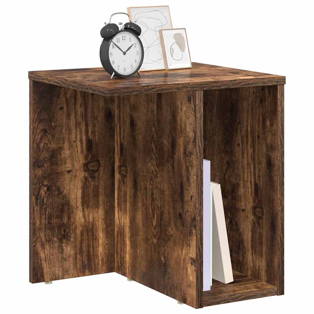 vidaXL Stolik końcowy 2 pcs Dąb wędzony 37 x 32 x 40 cm