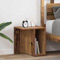 vidaXL Stolik końcowy 2 pcs Stare drewno 37 x 32 x 40 cm