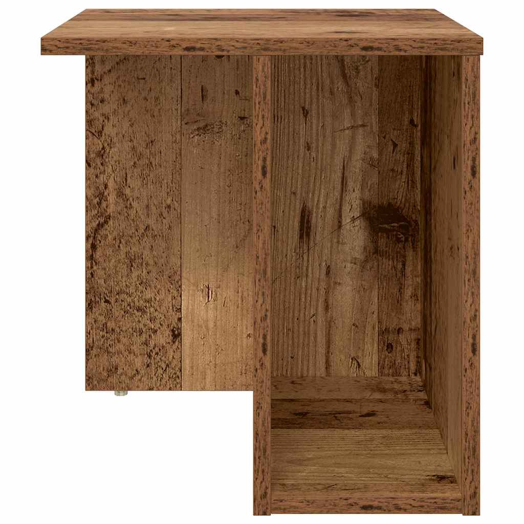 vidaXL Stolik końcowy 2 pcs Stare drewno 37 x 32 x 40 cm