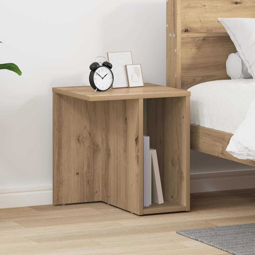 vidaXL Stolik końcowy 2 pcs Dąb rzemieślniczy 37 x 32 x 40 cm